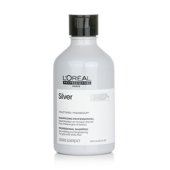 L'OrealProfessionnel Serie Expert - Silver Violet Dyes + Magnesium Neutralising and Brightening Shampoo (For Grey and White Hair) 300ml/10.1oz