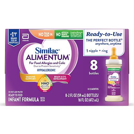 Similac Alimentum Ready-to-Feed Baby Formula With 2¿-FL HMO - 2.0 fl oz x 8 pack