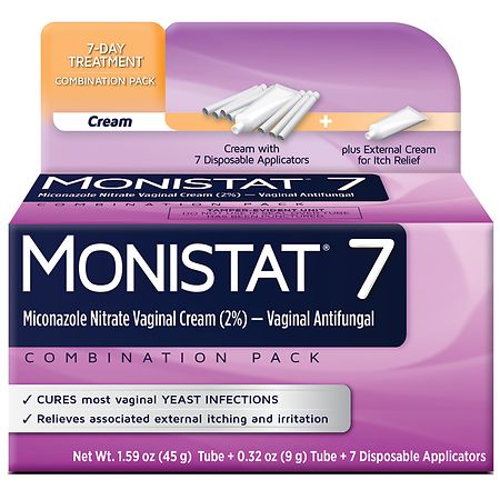Monistat 7 Day Simple Cure Combo Cream - 1.59 oz
