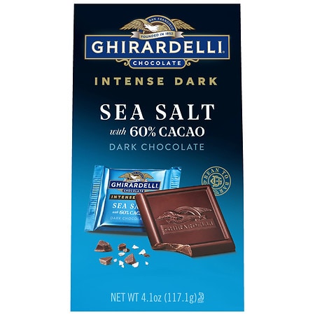 Ghirardelli Intense Dark Sea Salt Dark Chocolate - 4.1 oz