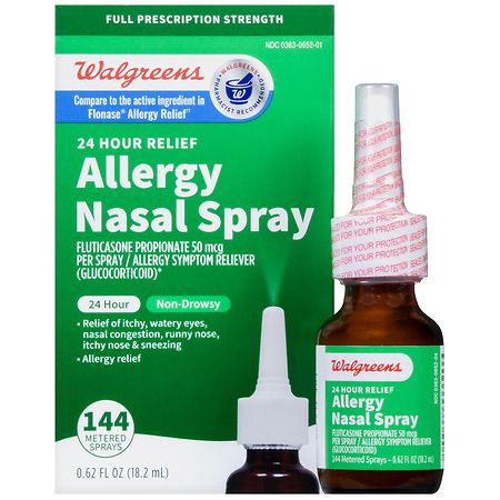 Walgreens 24 Hour Relief Allergy Nasal Spray - 0.62 fl oz