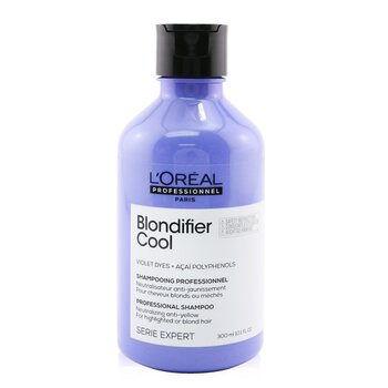 L'OrealProfessionnel Serie Expert - Blondifier Cool Violet Dyes +Acai Polyphenols Neutralizing Shampoo (For Highlighted  Or Blonde Hair) 300ml/10.1oz