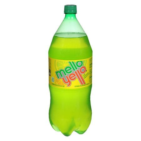 Mello Yello Soda 2 Liter Bottle Citrus, 4 inch x 25 yards - 67.6 fl oz