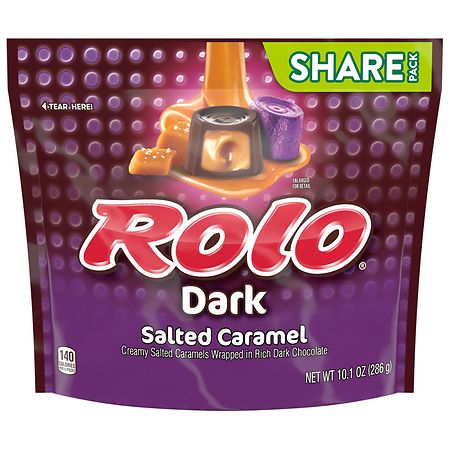 Rolo Candy, Share Pack Dark Chocolate Salted Caramel - 10.1 oz