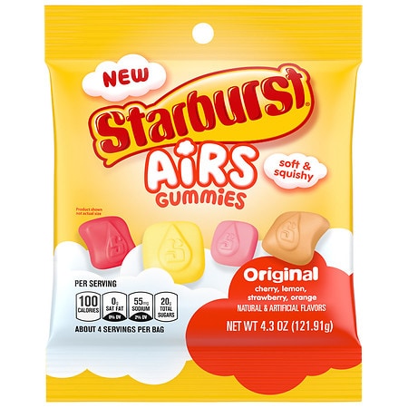 Starburst Airs Original Gummy Candy - 4.3 oz
