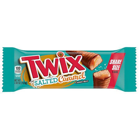 Twix Salted Caramel Chocolate Cookie Bars Share Size - 2.82 oz
