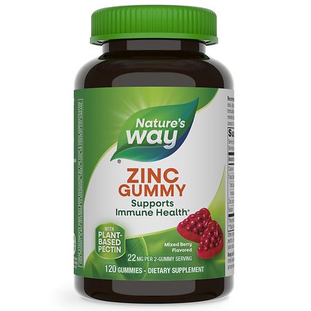 Nature's Way Zinc Gummy Mixed Berry - 120.0 ea