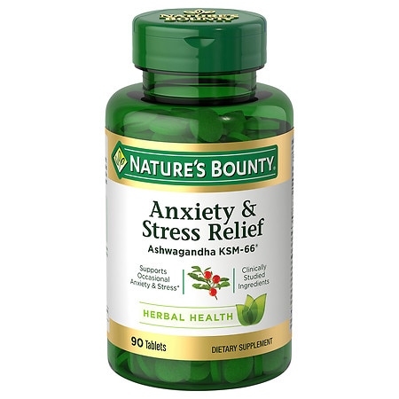 Nature's Bounty Anxiety & Stress - 90.0 ea