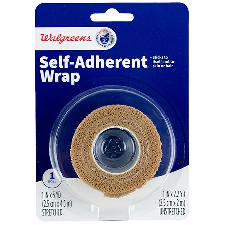 Walgreens Self-Adherent Wrap Tan - 1 in 2.2 yd
