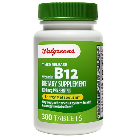 Walgreens Timed Release Vitamin B12 1000 mcg Tablets - 300.0 ea