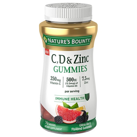 Nature's Bounty C, D & Zinc Gummies - 70.0 ea