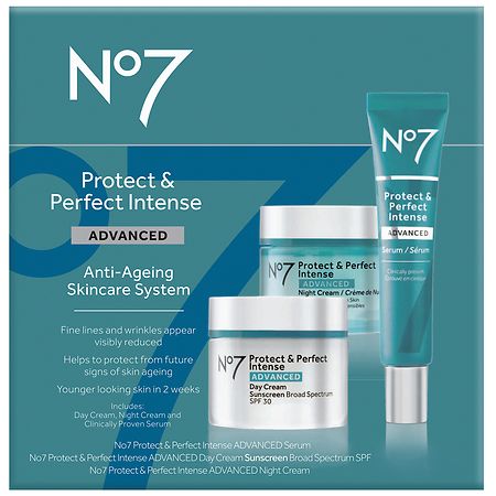 No7 Protect & Perfect Intense Advanced Skincare System - 1.0 set