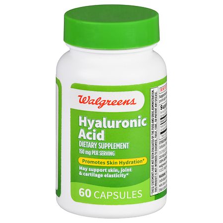 Walgreens Hyaluronic Acid 150 mg Capsules - 60.0 ea