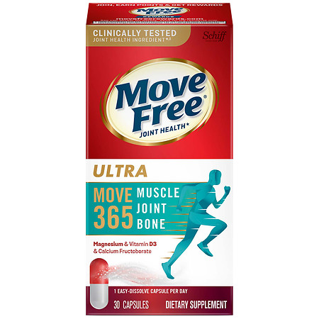 Schiff Move Free Ultra Move 365 Joint Supplement, Easy Dissolve Capsule - 30.0 EA