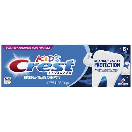 Crest Kids Enamel + Cavity Protection Toothpaste with Fluoride, for Ages 6+ - 4.1 OZ