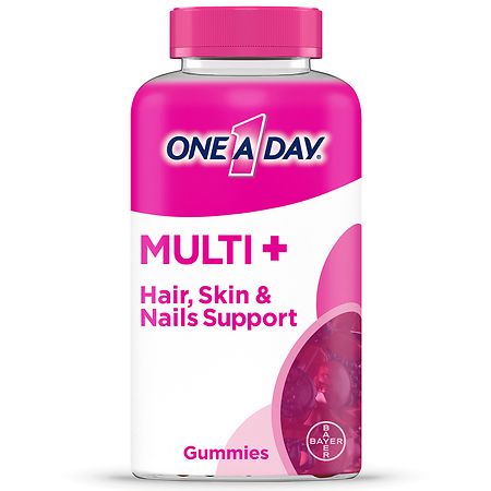 One A Day MultiPlus Hair, Skin & Nails Support Multivitamin Fruit - 120.0 ea