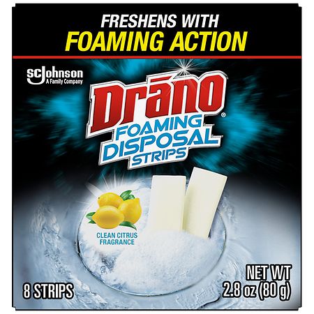 Drano Drano Disposal Strips Fresh Citrus - 8.0 ea