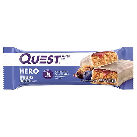 Quest Nutrition Hero Blueberry Cobbler Flavored Protein Bar Blueberry Cobbler - 2.12 OZ