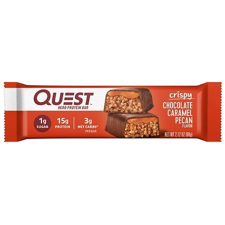 Quest Nutrition Hero Protein Bar Chocolate Caramel Pecan - 2.12 OZ