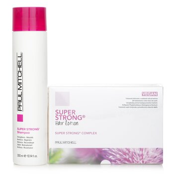 Paul MitchellStrength Super Strong Complex Program Set: Shampoo 300ml + Hair Lotion 12x6ml 13pcs