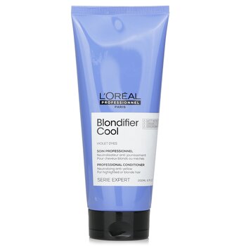L'OrealProfessionnel Serie Expert - Blondifier Cool Violet Dyes Conditioner  (For Highlighted or Blonde Hair) 200ml/6.7oz