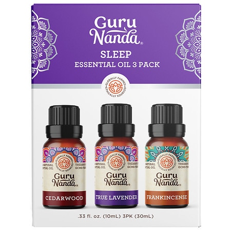 GuruNanda Sleep Essential Oil Set - 0.33 fl oz x 3 pack