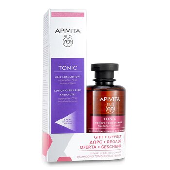 ApivitaHair Loss Lotion with Hippophae TC & Lupine Protein 150ml (Free: Women's Tonic Shampoo with Hippophae TC & Laurel - Helps Improve Hair Thicknes