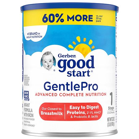 Gerber Good Start Baby Formula Powder Gentlepro Stage 1 - 32.0 oz