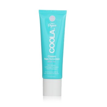 CoolaClassic Face Organic Sunscreen Lotion SPF 50 - White Tea 50ml/1.7oz