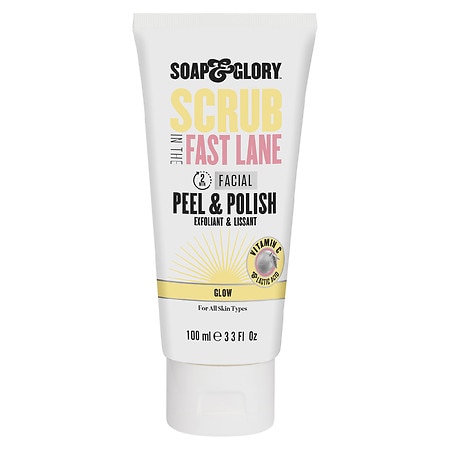 Soap & Glory Scrub In The Fast Lane 2 Minute Facial Peel & Polish - 3.3 fl oz