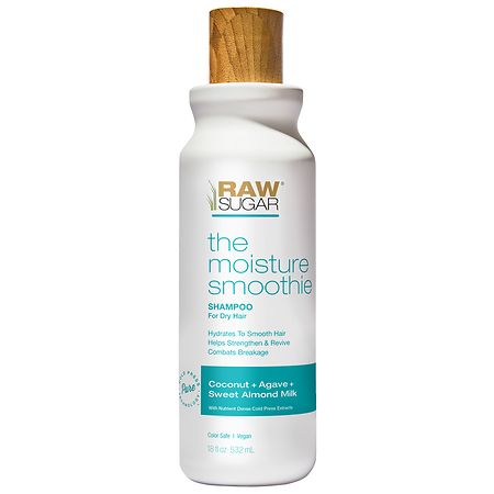 Raw Sugar The Moisture Smoothie Shampoo Coconut + Agave + Sweet Almond Milk - 18.0 fl oz