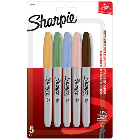 Sharpie Permanent Markers Assorted - 5.0 ea
