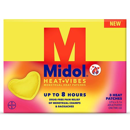 Midol Menstrual Pain Relief Heat Patches - 3.0 ea