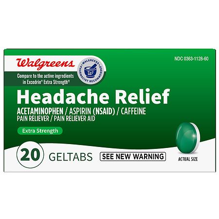 Walgreens Extra Strength Headache Relief Geltabs - 20.0 ea