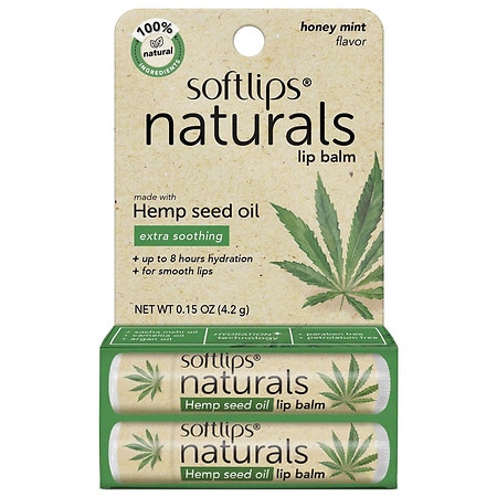 Softlips Naturals Lip Balm with Hemp Seed Oil - 2.0 oz