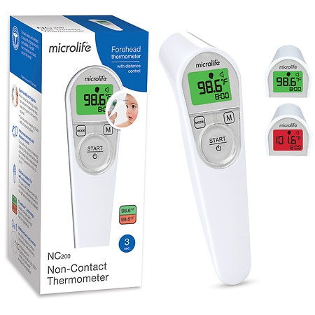 Microlife 3-in-1 Non-Contact Forehead Thermometer - Adults, Kids & Babies - 1.0 ea