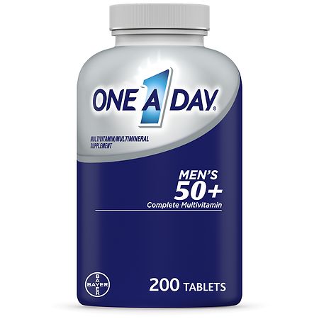 One A Day Mens 50+ Multivitamin - 200.0 ea