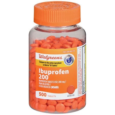 Walgreens Ibuprofen 200 Tablets - 500.0 ea