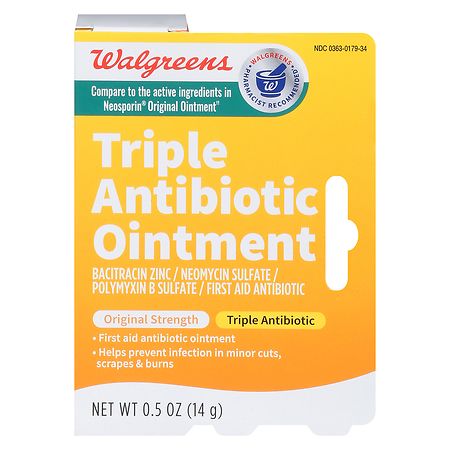Walgreens Triple Antibiotic Ointment - 1.0 oz