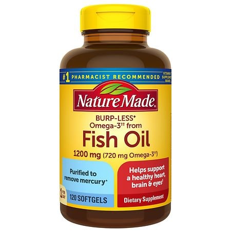 Nature Made Fish Oil 1200 mg Softgels - 120.0 ea