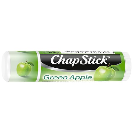 ChapStick Green Apple Flavored Lip Balm Stick - 0.15 oz