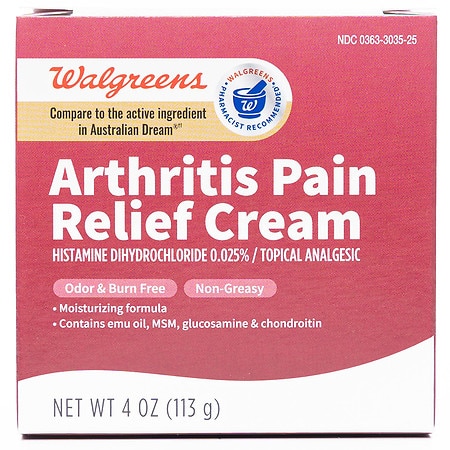 Walgreens Arthritis Pain Relief Cream - 4.0 oz