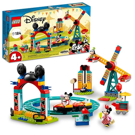 Lego Disney Mickey, Minnie and Goofy's Fairground Fun 10778 184 piece LEGO Building Set - 1.0 set