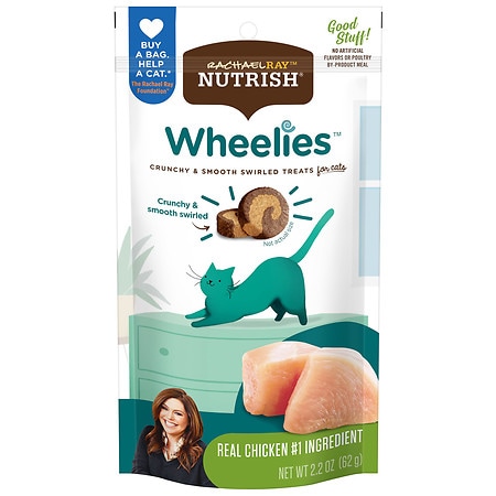 Rachel Ray Nutrish Wheelies Cat Treats - 2.2 oz