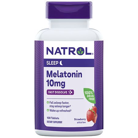 Natrol Fast-Dissolve 10 mg Melatonin Tablets - 100.0 ea