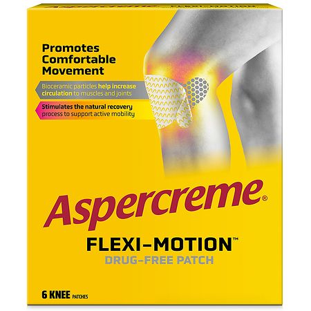 Aspercreme Flexi-Motion Drug-Free Knee Patch - 6.0 ea