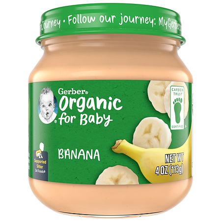 Gerber 1st Foods Organic Baby Food Banana - 4.0 oz