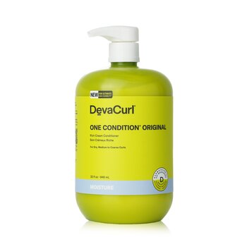 DevaCurlOne Condition Original Rich Cream Conditioner - For Dry, Medium to Coarse Curls 946ml/32oz