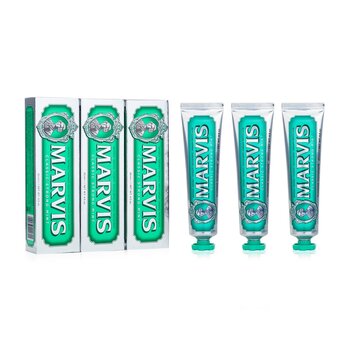 MarvisTrio Set: 3x Classic Strong Mint Toothpaste With Xylitol 3x85ml/4.5oz