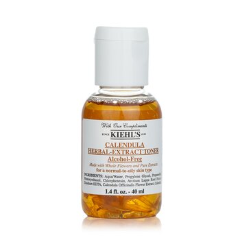 Kiehl'sCalendula Herbal Extract Alcohol-Free Toner - For Normal to Oily Skin Types 40ml/1.4oz